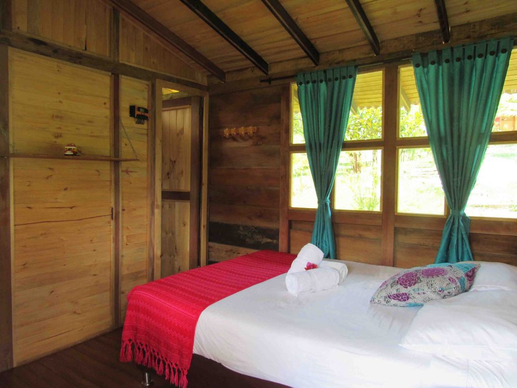 cabaña en jardin